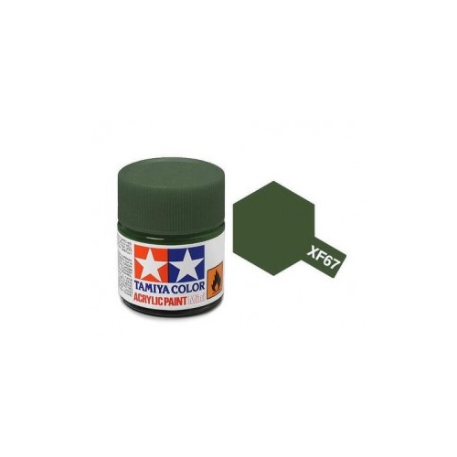 Tamiya Mini Acrylic XF-67 Nato Green - 10ml Bottle T81767
