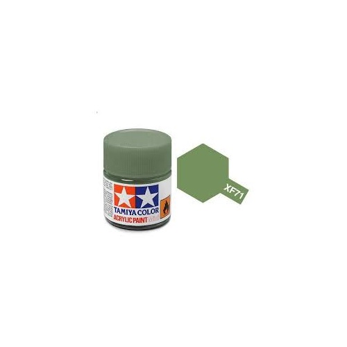 Tamiya Mini Acrylic XF-71 Cockpit Green - 10ml Bottle T81771