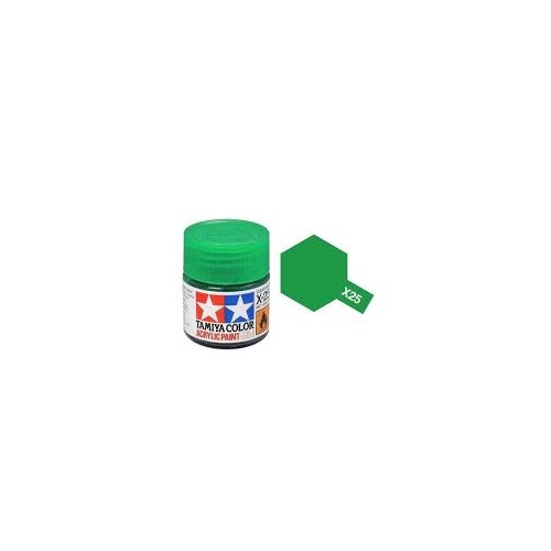 Tamiya Mini Acrylic Clear Green X-25 T81525
