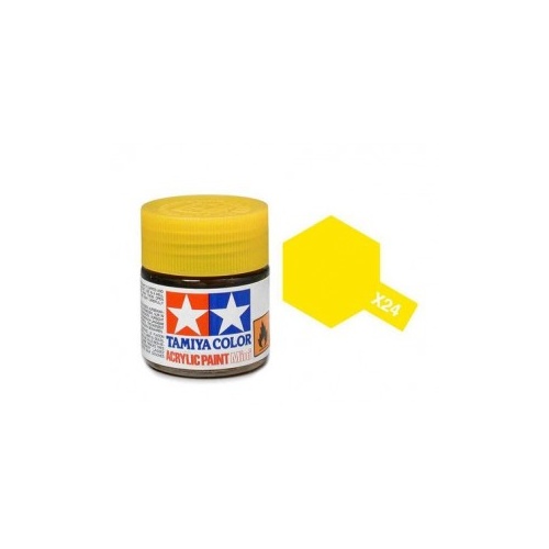 Tamiya Mini Acrylic X-24 Clear Yellow - 10ml Bottle T81524
