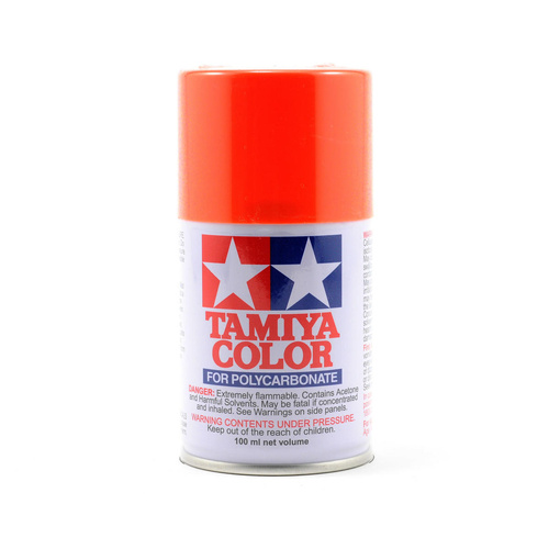 Tamiya Color For Polycarbonate: Pure Orange PS-62 T86062