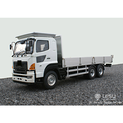 LS-20130009 - Lesu 1/14 HINO 6x4 flatbed truck metal