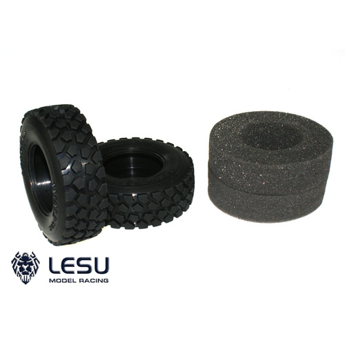 S-1214 - Lesu 1/14 tractor off road tyres wide