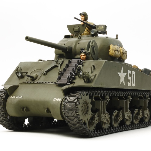 T30056 1/35  Tamiya US MEDIUM TANK M4A3 SHERMAN w/Single Motor